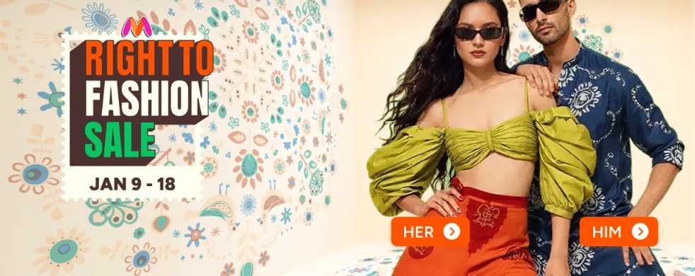 India Desire : Myntra Right To Fashion Sale: Get 50% To 80% Off On Wide Range Of Fashion [starts 9th Jan 2026]